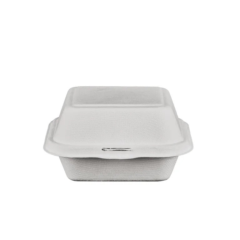 plant fiber plastic Plant Fiber 1-Compartment Clamshell/Hinged Container, Sugarcane Bagass –  Abide Hawaii