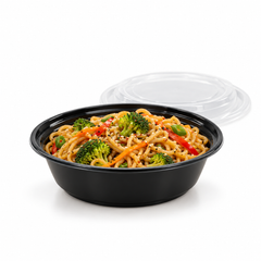 [Hawaii Foodware] 16 oz Round Microwavable Food Container with Lid