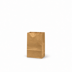 Paper Carry Out Bag – Kraft, Multiple Sizes (#2, #4, #8, #12, #20), 500CT