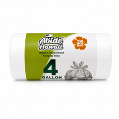 (Household Essentials) 4Gallon Easy-Tie Trash Bags, No Fragrance