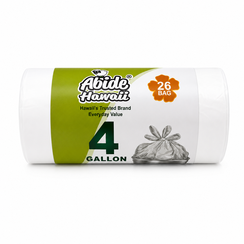 (Household Essentials) 4Gallon Easy-Tie Trash Bags, No Fragrance