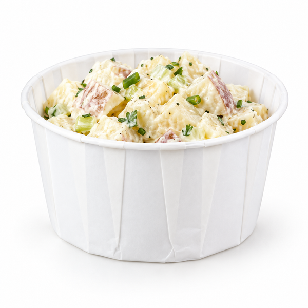 [Abide Hawaii] 5.5 oz Paper Souffle Cups, White, PFAS-Free, Compostable, 250 Count