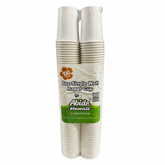 Paper Cup, Single wall, White color (8oz, 12oz) 2 Sizes