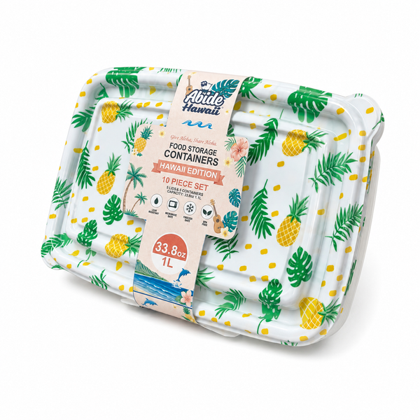 Hawaii Edition Food Storage Containers – 10 Piece Set