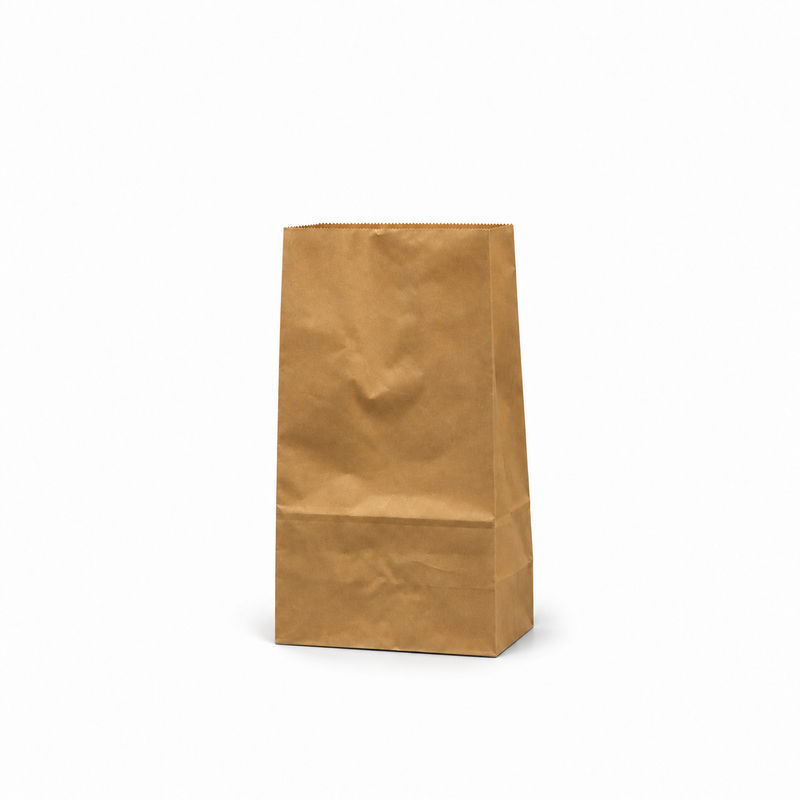 Paper Carry Out Bag – Kraft, Multiple Sizes (#2, #4, #8, #12, #20), 500CT