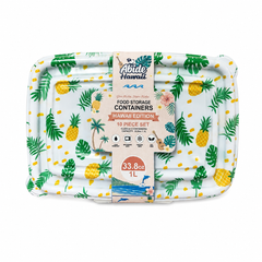 Hawaii Edition Food Storage Containers – 10 Piece Set