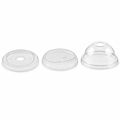 (PLA) Bioplastic Cup 12oz, 16oz and 24oz U bottom (10PK/100CT), BPI Certified, hold temperatures up to 105°F (40°C)