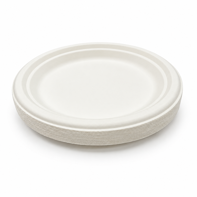 Plant Fiber Round Plate 6.75