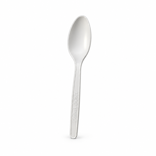 Abide PLA Spoons, Bioplastic, Compostable, 20 Count