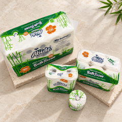 100% Bamboo (6/12/30 rolls) 2-Ply Bath Tissue, 300 sheets per roll