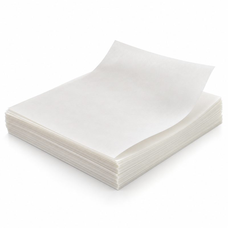 [Hawaii Foodware] 16.38 × 24.38 in Baking Paper Sheets, Silicone-Treated, Nonstick, 100 Count