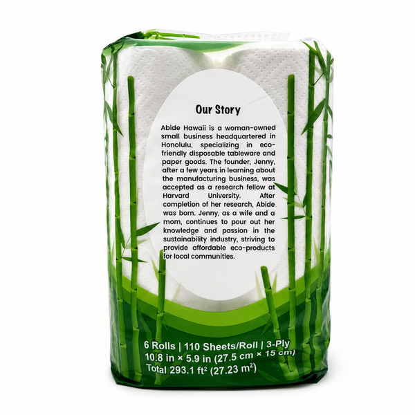 Bamboo 100% Paper Towels, 3-Ply (80 sheets or 110 sheets)