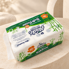 100% Bamboo 30 rolls Bath Tissue, 300 sheets per roll, 2-Ply (1PK/30RL)