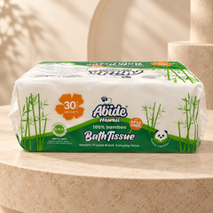 100% Bamboo 30 rolls Bath Tissue, 300 sheets per roll, 2-Ply (1PK/30RL)