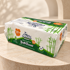100% Bamboo 30 rolls Bath Tissue, 300 sheets per roll, 2-Ply (1PK/30RL)