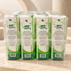 100% Bamboo Bath Tissue, 6 rolls, 300 sheets per roll, 2-Ply (8PK/6RL)