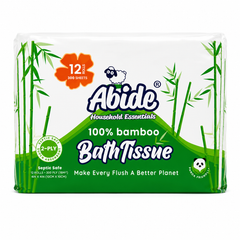 Bamboo Fiber 2-Ply Bath Tissue, 300 sheets per roll (6/12/30 rolls)