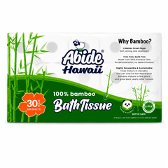 Bamboo Fiber 2-Ply Bath Tissue, 300 sheets per roll (6/12/30 rolls)