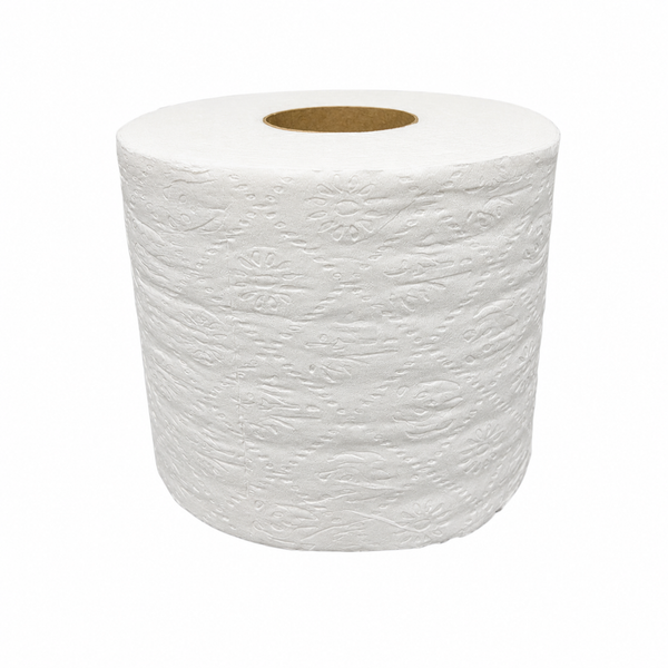 Bamboo Fiber 2-Ply Bath Tissue 300Sheets & 550sheets Roll, White Color, PFAS-Free, Compostable