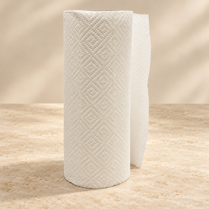 100%Bamboo 110 Sheets Paper Towel, 3-Ply (2PK/6RL)