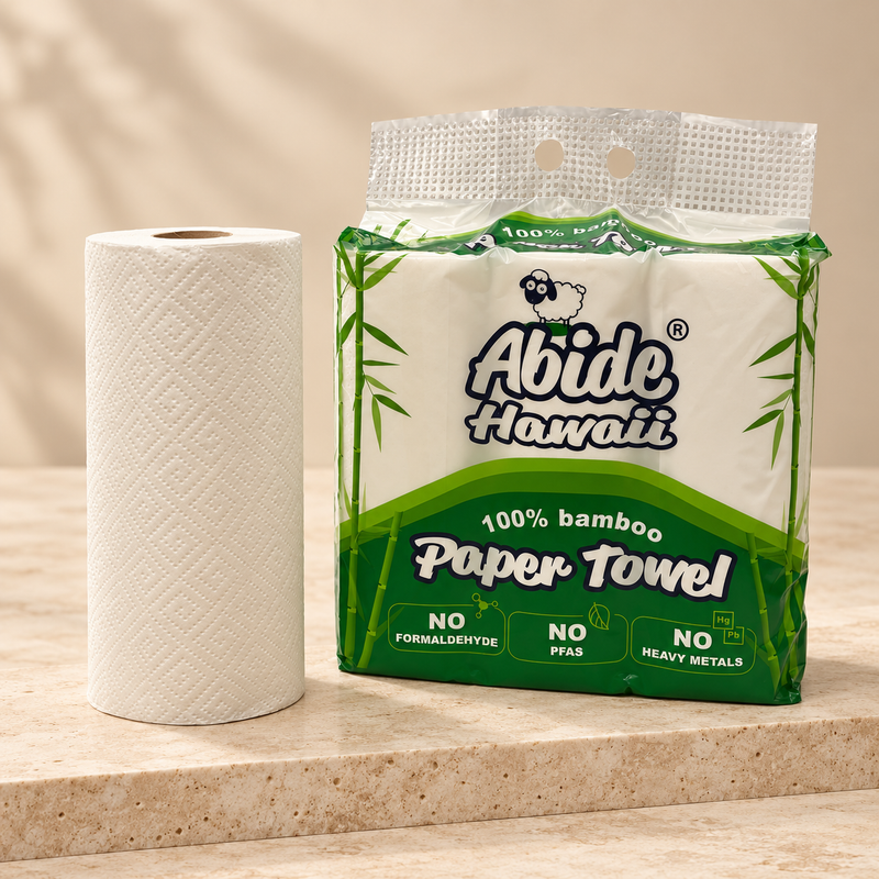 100%Bamboo 110 Sheets Paper Towel, 3-Ply (2PK/6RL)