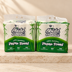 100%Bamboo 110 Sheets Paper Towel, 3-Ply (2PK/6RL)