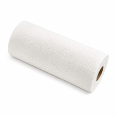 Bamboo Fiber 3-Ply Paper Towel 80 Sheet/Roll, White Color, Individually Paper Wrapped, PFAS-Free, Compostable