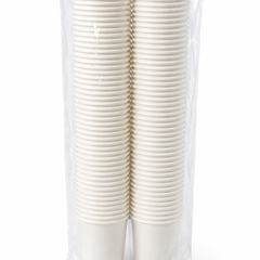 Paper Cup, Single wall, White color (8oz, 12oz) 2 Sizes