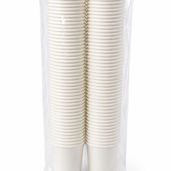 Bamboo Single Wall Paper Cups, Natural color (8oz, 12oz) 2 Sizes