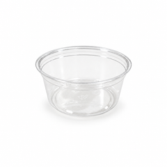 12 oz PLA Clear Poke Bowl, Plant-Based Bioplastic, Disposable