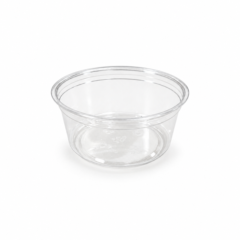 12 oz PLA Clear Poke Bowl, Plant-Based Bioplastic, Disposable