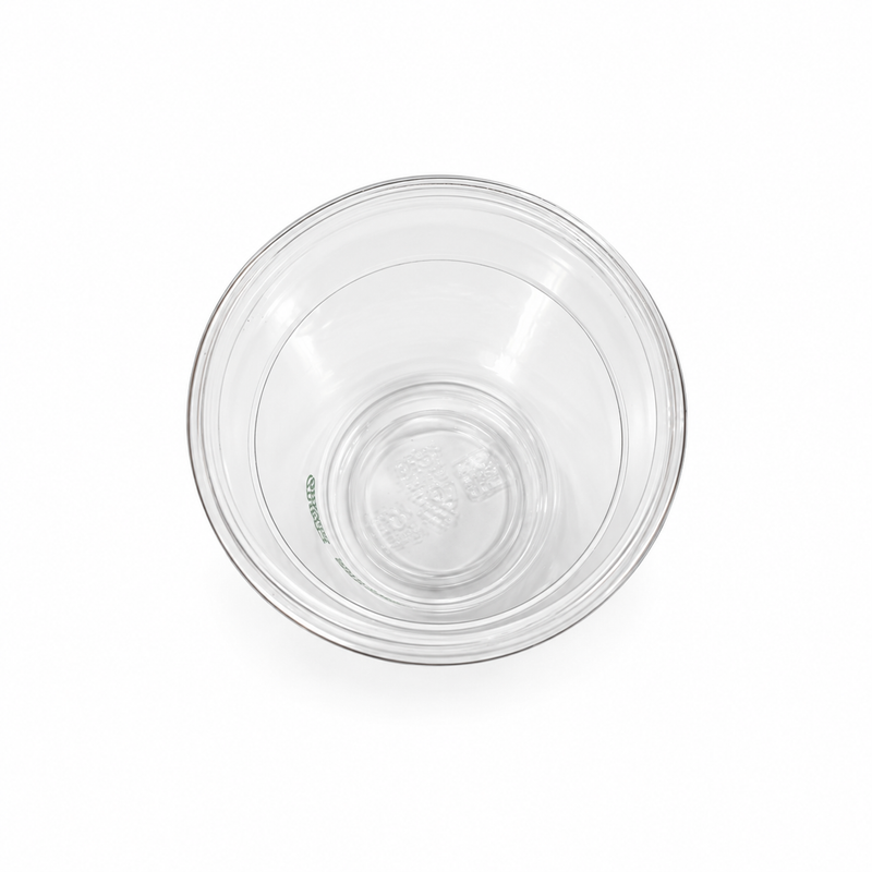 (PLA) 16 oz Cold Cups, Bioplastic, Commercially Compostable, 12 Count