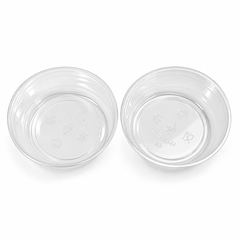 8 oz PLA Clear Poke Bowl, Plant-Based Bioplastic, Disposable