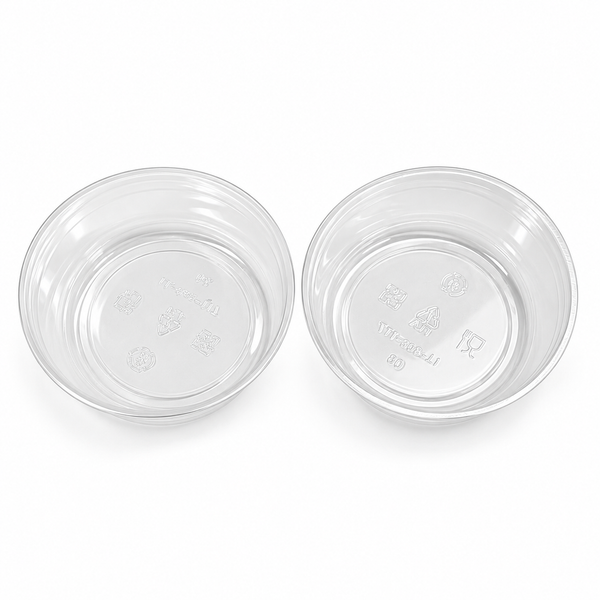 8 oz PLA Clear Poke Bowl, Plant-Based Bioplastic, Disposable