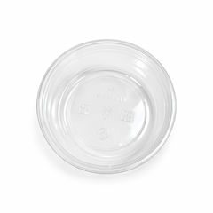 8 oz PLA Clear Poke Bowl, Plant-Based Bioplastic, Disposable