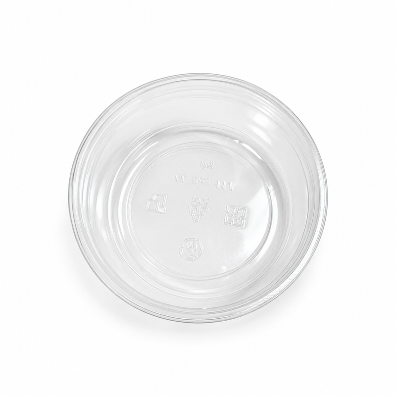 8 oz PLA Clear Poke Bowl, Plant-Based Bioplastic, Disposable