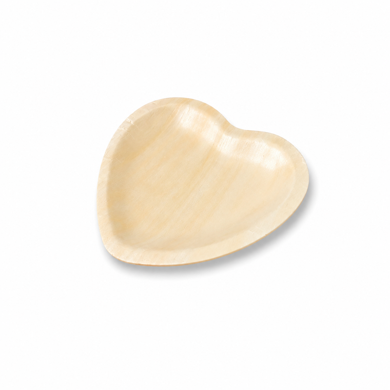 (New Item-Coming soon) Heart-Shaped Wooden Plate
