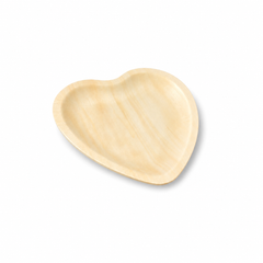 (New Item-Coming soon) Heart-Shaped Wooden Plate