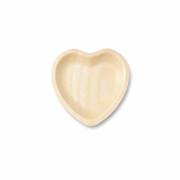 (New Item-Coming soon) Heart-Shaped Wooden Plate
