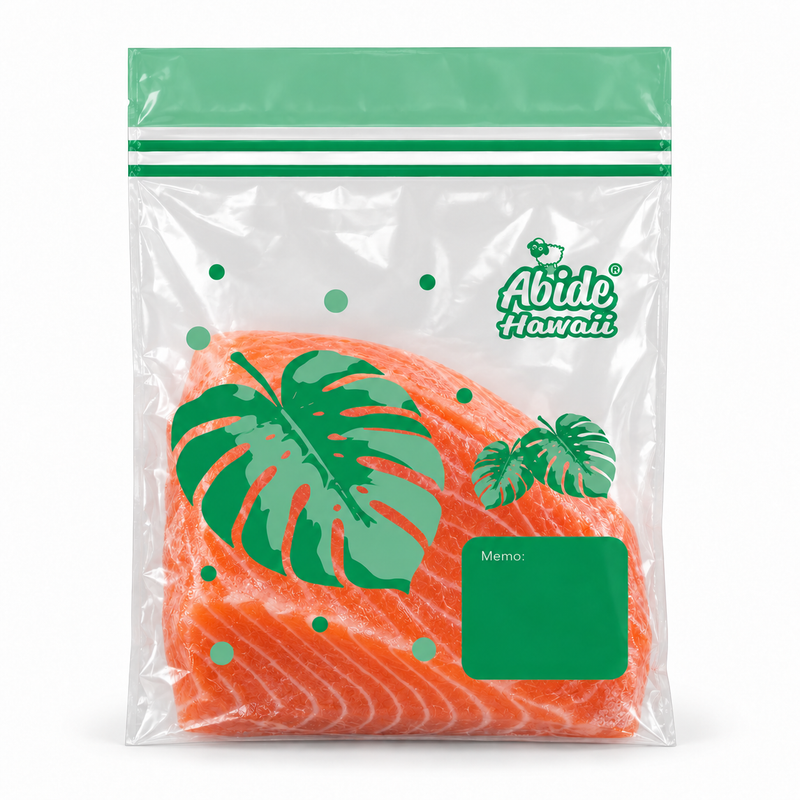 (Household Essential) Monstera Quart Freezer, Reusable Double Zipper, Food Storage Bags (24PK/20CT)