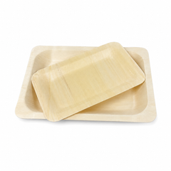 Natural Wood Rectangular Serving Trays (2 sizes)
