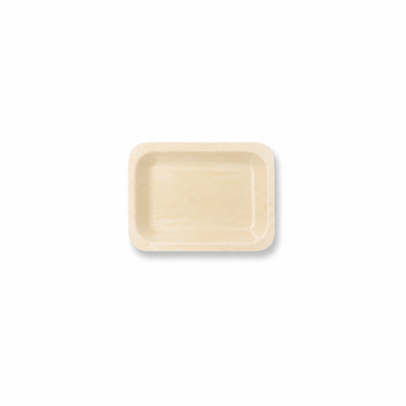 Natural Wood Rectangular Serving Trays (2 sizes)