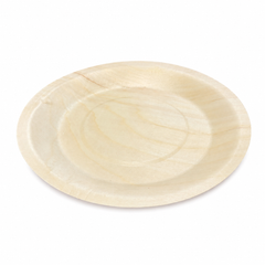 (New Item-Coming soon) Natural Wood Round Plates