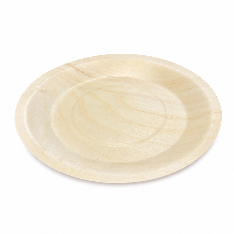 (New Item-Coming soon) Natural Wood Round Plates