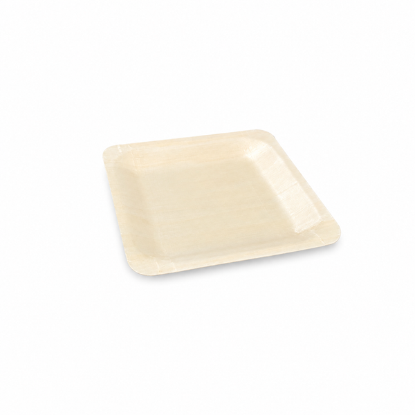 (New Item-Coming soon) Natural Wood Square Plates (4 size)