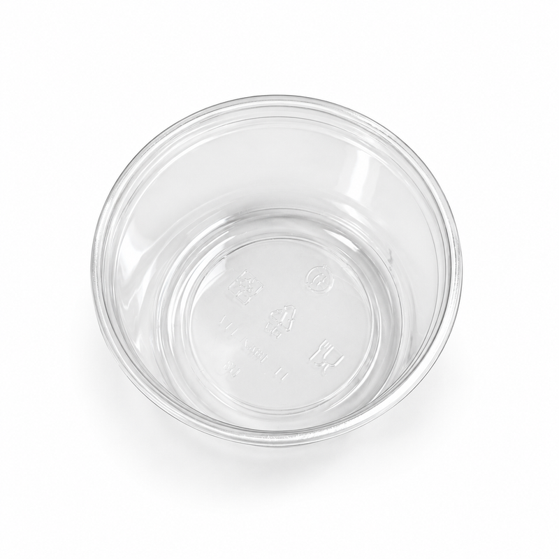 16 oz PLA Clear Poke Bowl, Plant-Based Bioplastic, Disposable