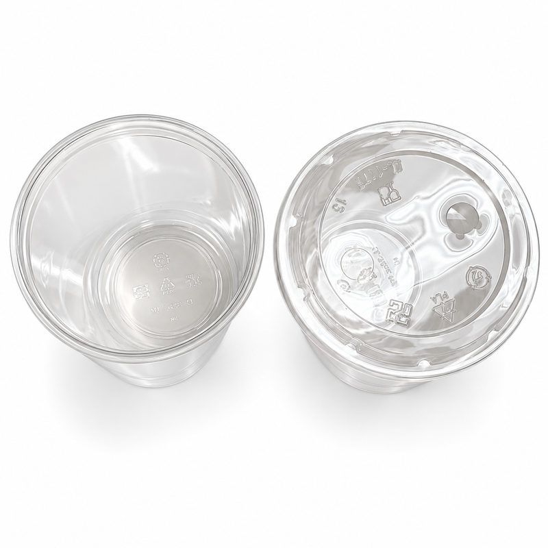 32 oz PLA Clear Poke Bowl, Plant-Based Bioplastic, Disposable