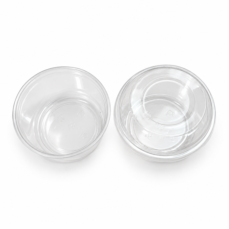 16 oz PLA Clear Poke Bowl, Plant-Based Bioplastic, Disposable