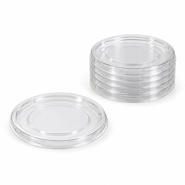 [Hawaii Foodware] PET 45 mm, Fits 1 oz Cups, Portion Cup Lids, Clear, 125 Count