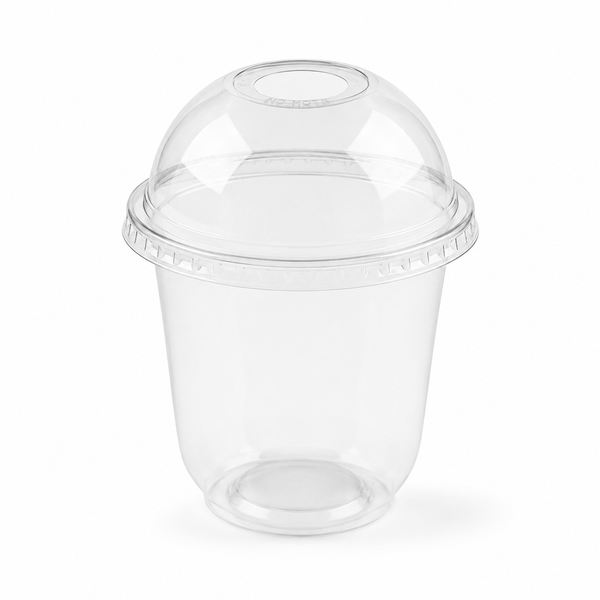 (PLA) Bioplastic Dome Lid, 12-16oz (96mm) BPI (20PK/50CT)